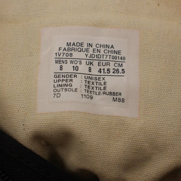 Converse All Star Chuck Taylor Knee High Black Tall Boots Men 8 Women 10 Lace-up - Picture 3 of 9